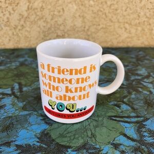 Funny Vintage Friendship Coffee Mug Ceramic Japan Cute Gift Novelty Mug